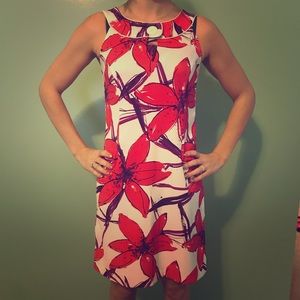 Mid length floral dress